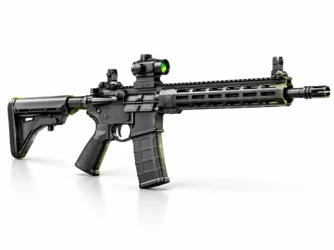 Modern sporting rifle category illustration
